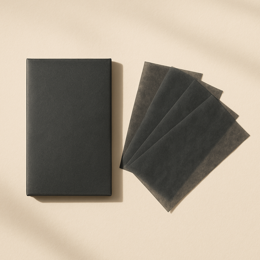 Bamboo charcoal blotting paper