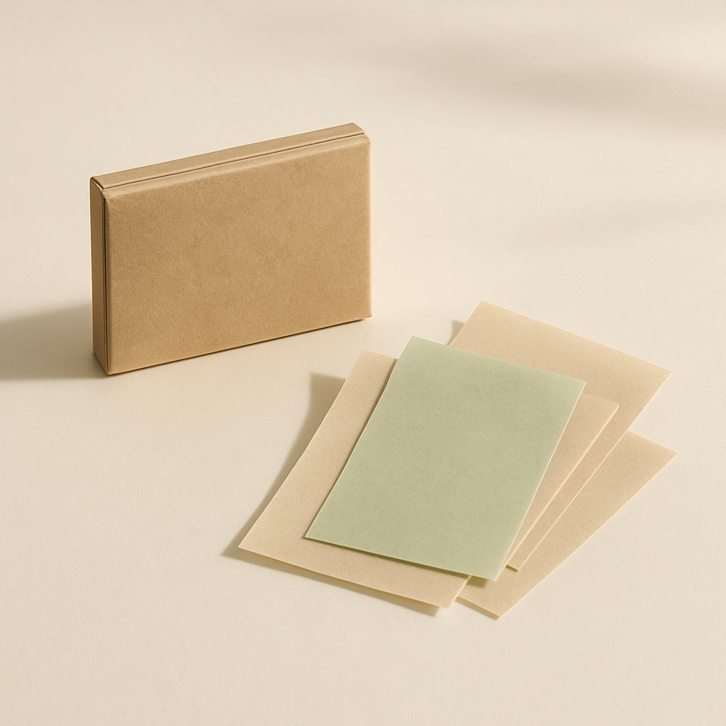 Premium flax / linen-fibre blotting paper
