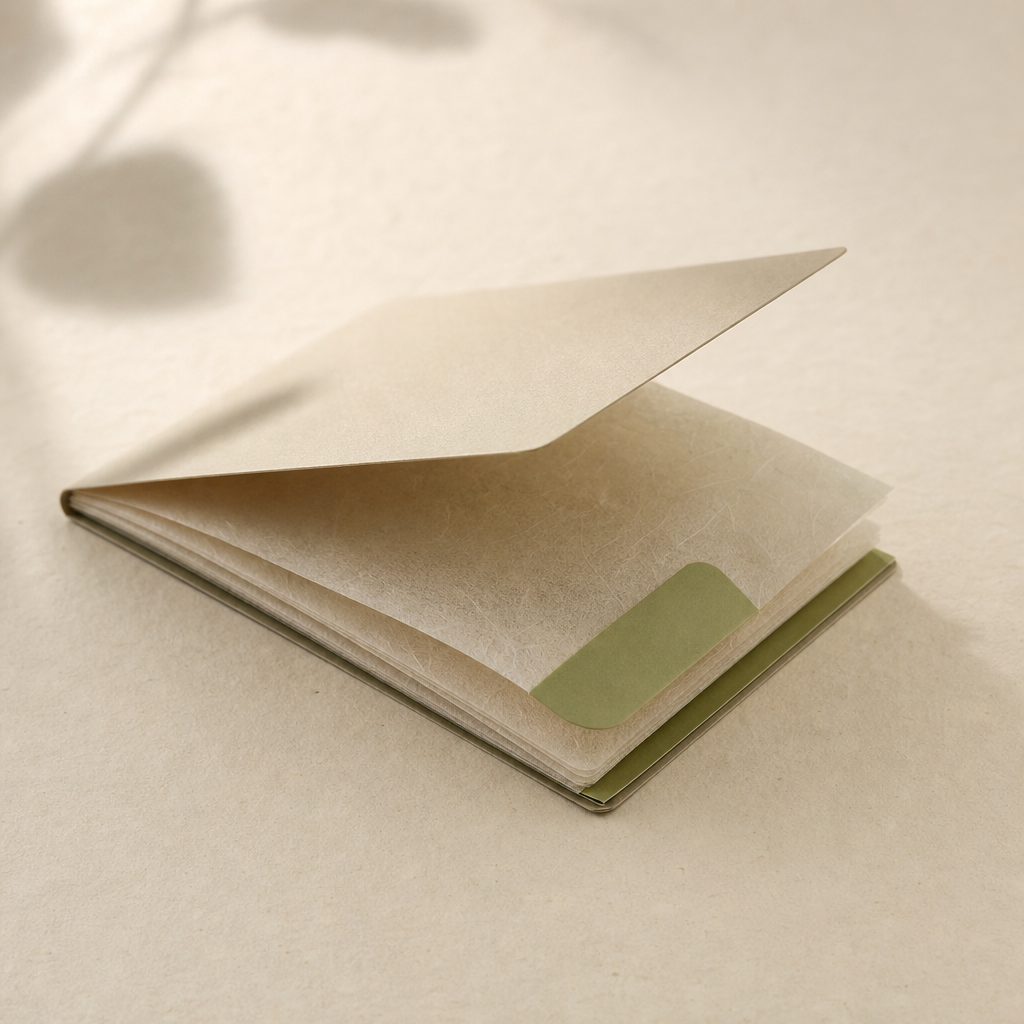 Elegant booklet blotting paper