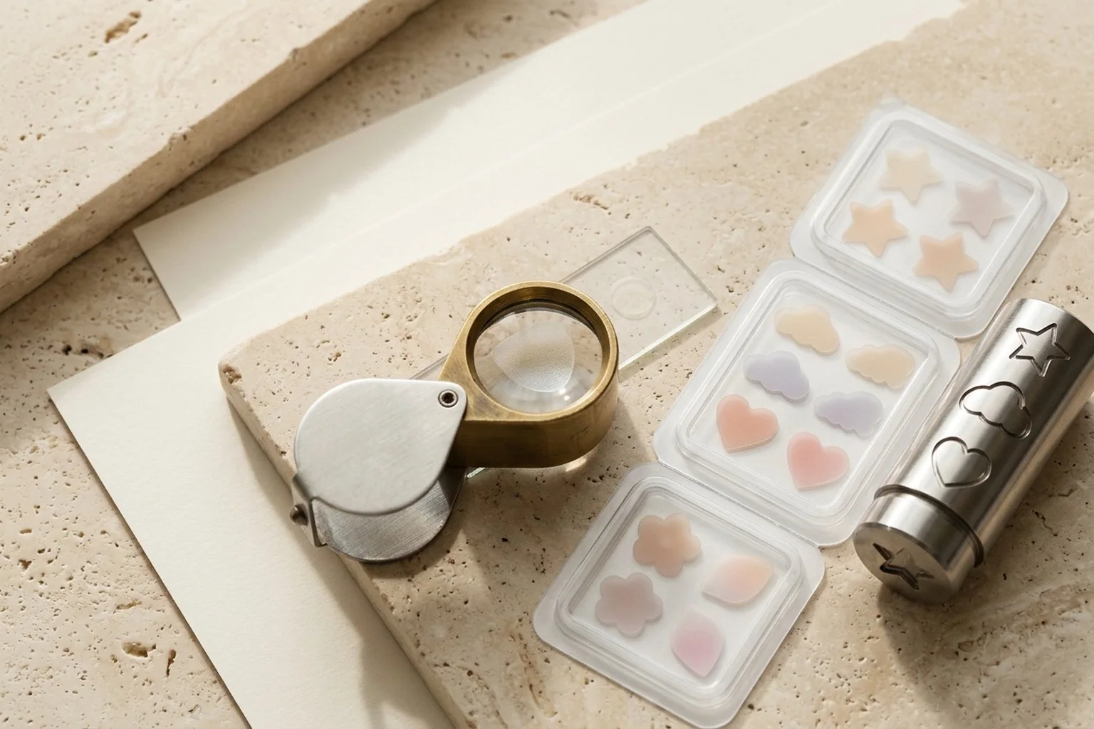 Custom die-cut star, heart, flower, and colorful graphic printed hydrocolloid acne patches