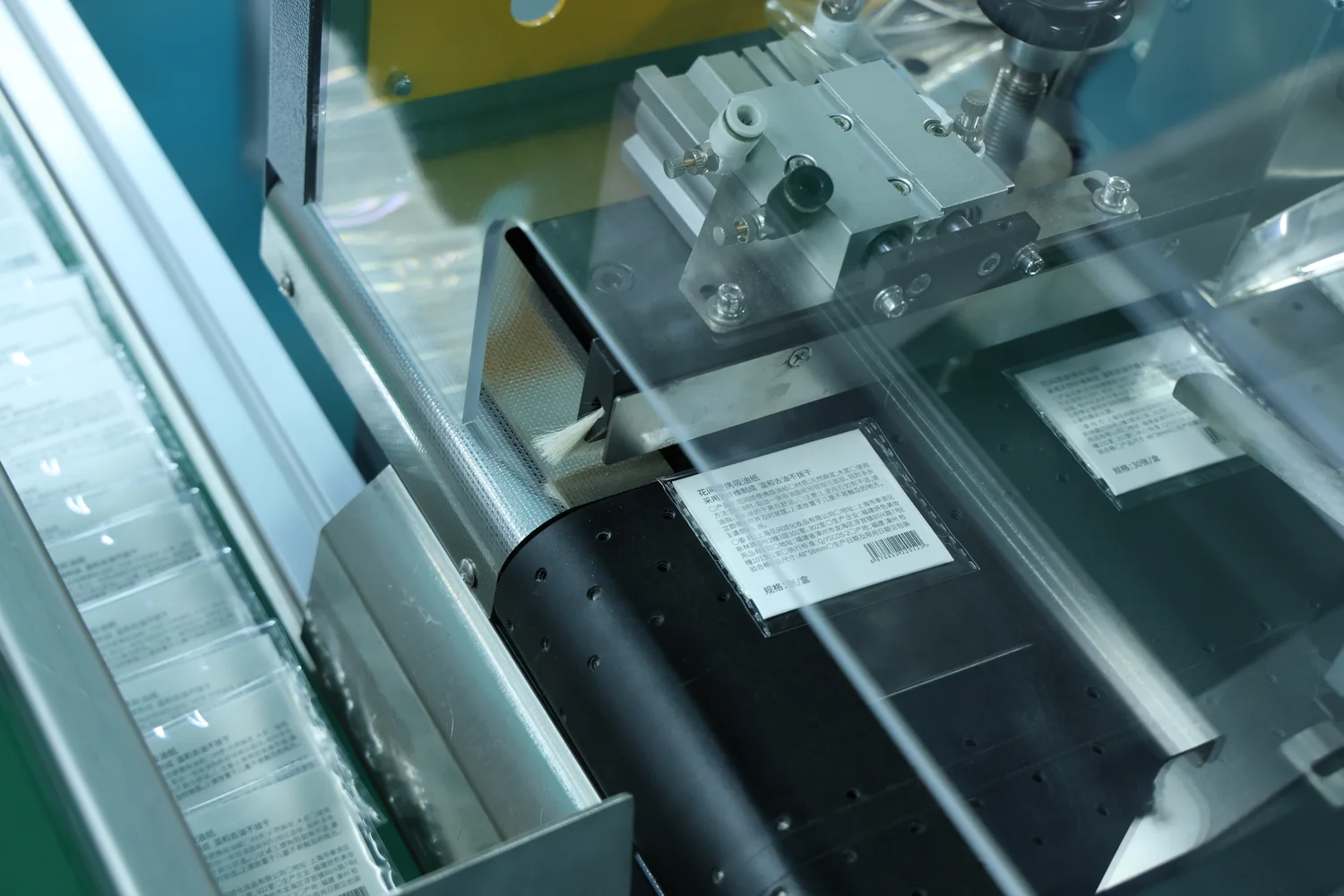 Automated Moisture-Barrier Overwrapping Machine