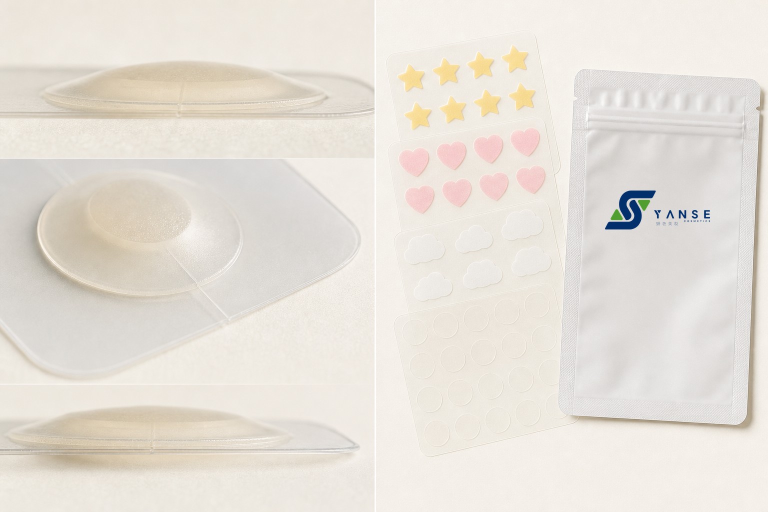 Biodegradable chitosan and CMC acne patches from a China OEM manufacturer