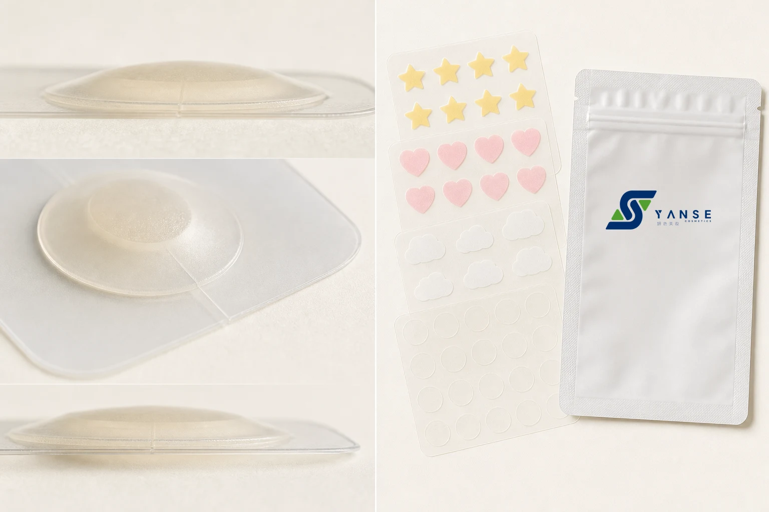Tapered Beveled-Edge Hydrocolloid