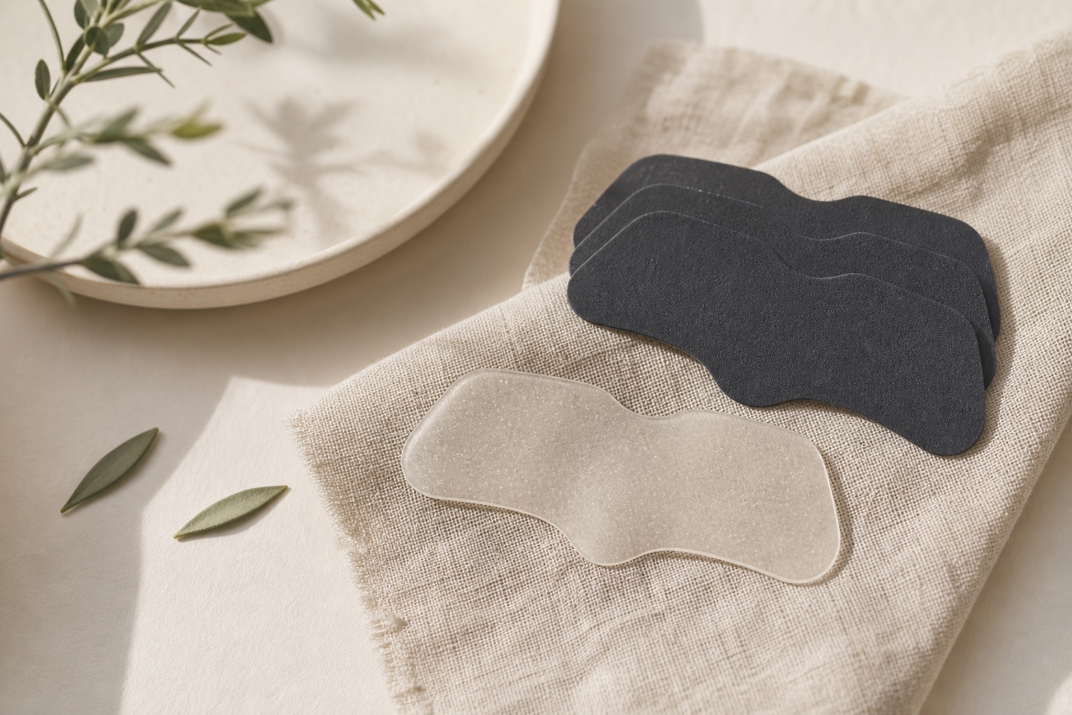 Gentle nose pore strips and hydrocolloid blackhead-out strip — concept render (real photo to follow)