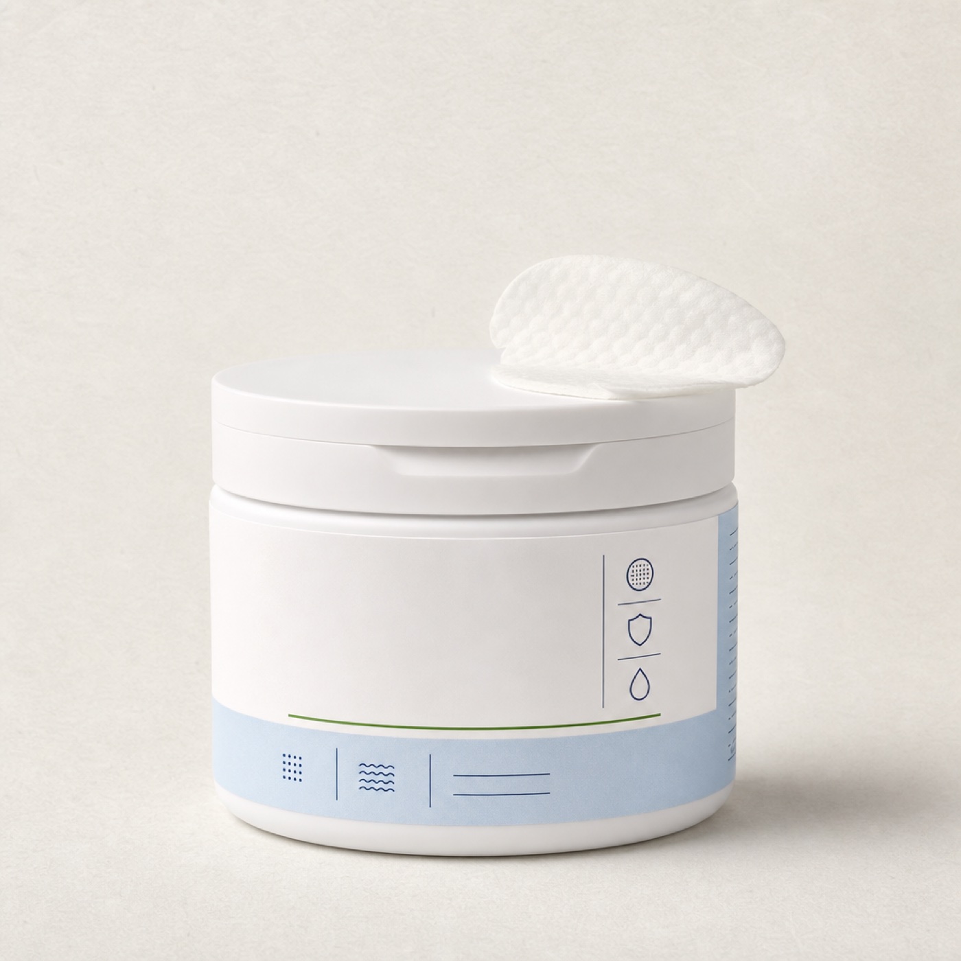 Gentle hypochlorous acid HOCl clarifying toner pads for oily, breakout-prone skin — OEM/ODM by Yanse